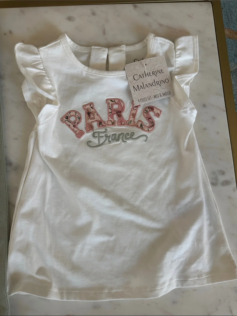 Catherine Malandrino White 'Paris' 4 piece mix and match set